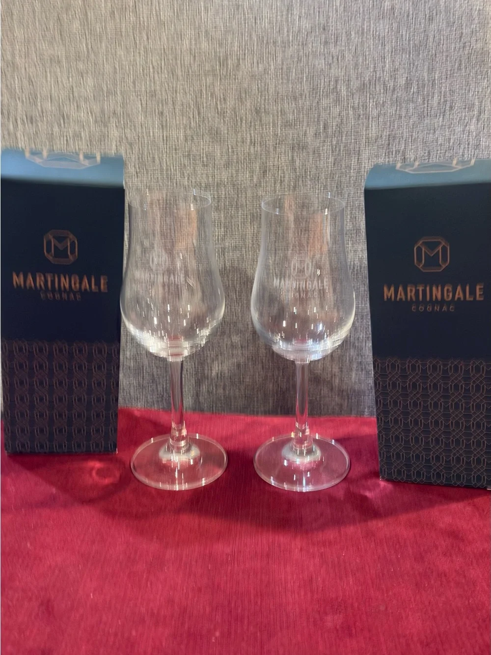 Set of 2 Martingale Cognac Glass